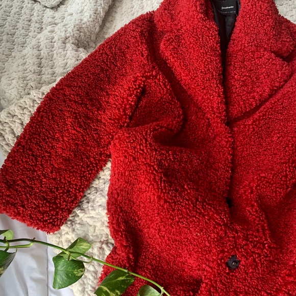 stradivarius teddy coat